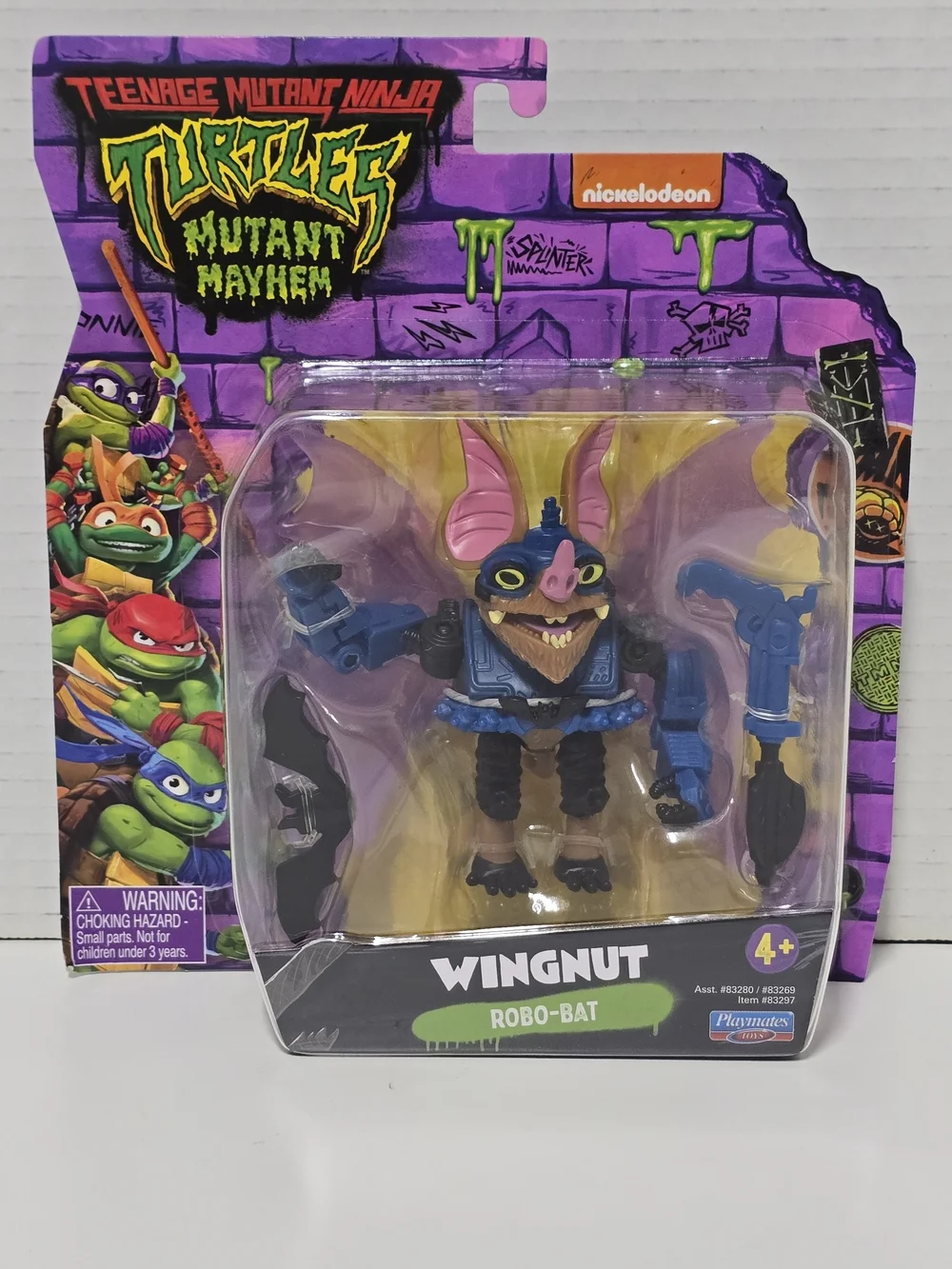 TMNT Mutant Mayhem Wingnut @ToyBros